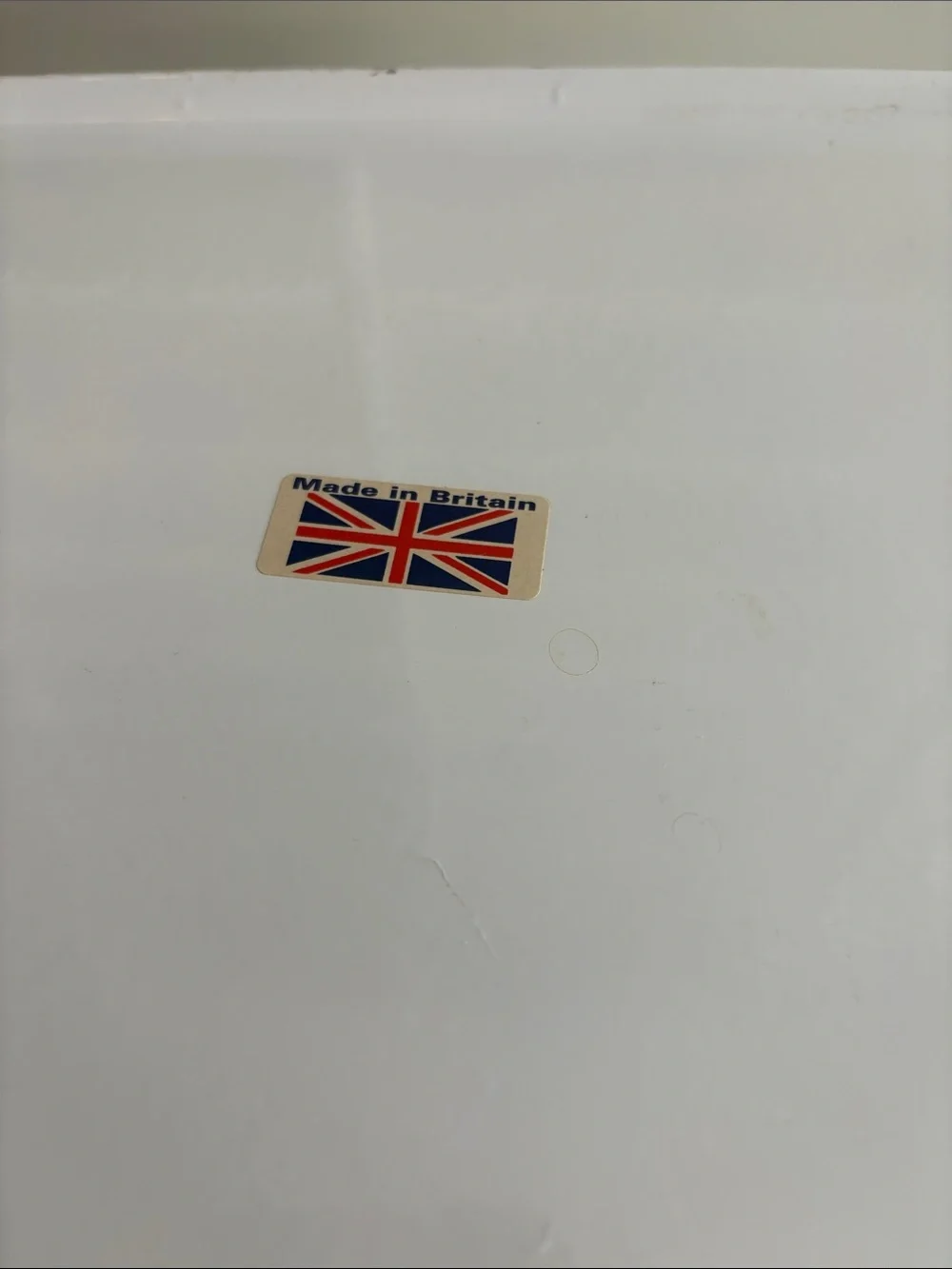 Vintage Enamel Metal Bread Box Britain
